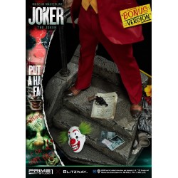 estatua joker the movie prime1 studio bonus version joaquin phoenix
