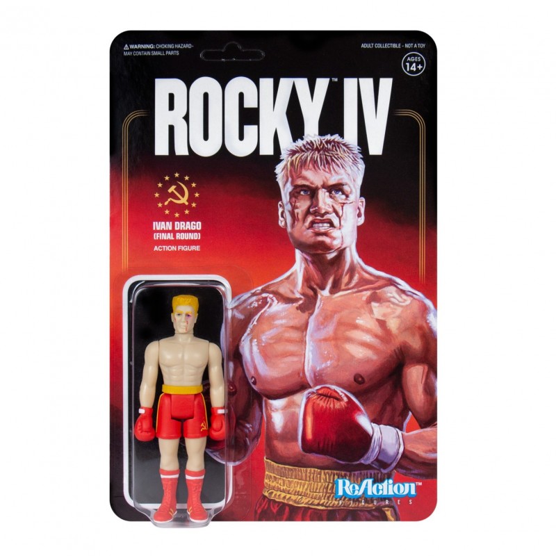 Figura Ivan Drago Rocky IV ReAction Super7