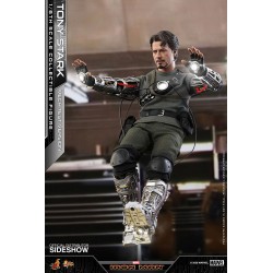 Figura Tony Stark Mech Test Deluxe Version Iron Man Hot Toys