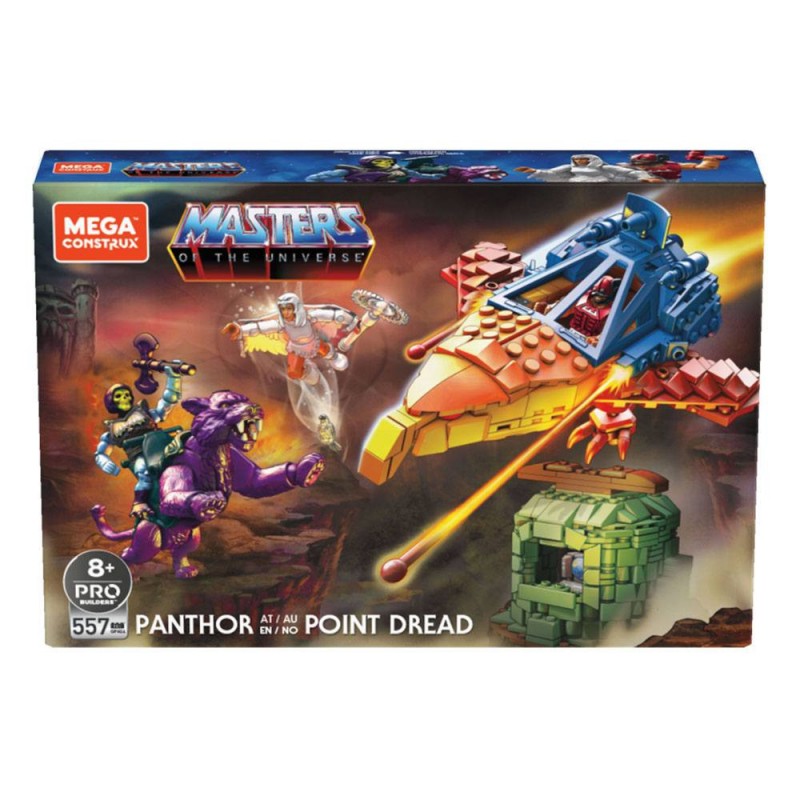 Kit de Construcción Mega Construx Probuilders Panthor en Point Dread Masters del Universo Mattel