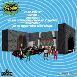 Set Batman 1966 Deluxe Figuras de Acción 5 Points Mezco