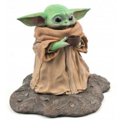 Estatua Baby Yoda Con Sopa Escala 1/2 Star Wars Gentle Giant