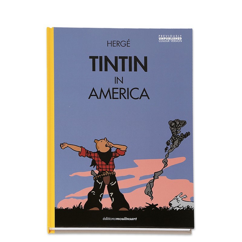 Tintin in America (Cubierta Bostezo. En inglés)