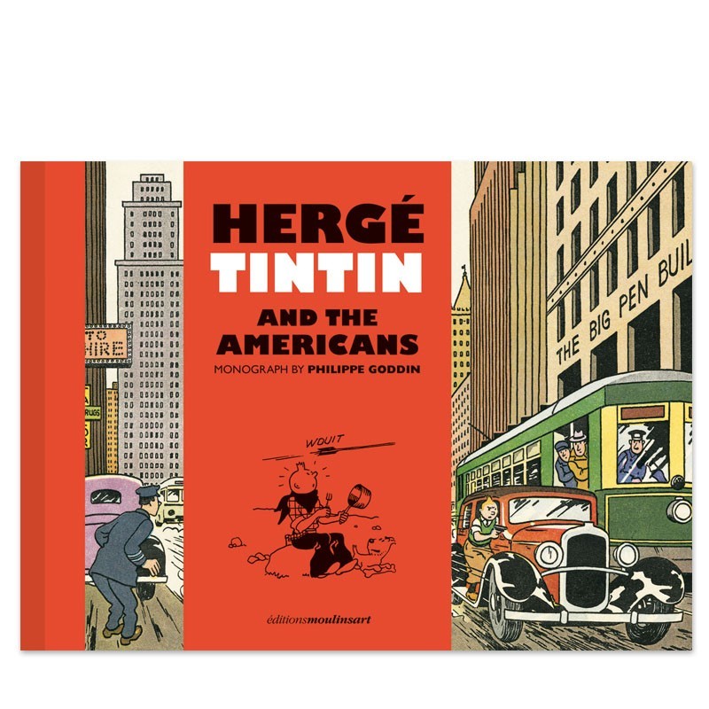 Tintín, Hergé and the americans