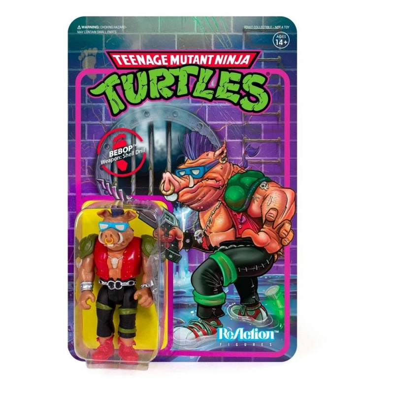 Figura Bebop Tortugas Ninja ReAction Super7