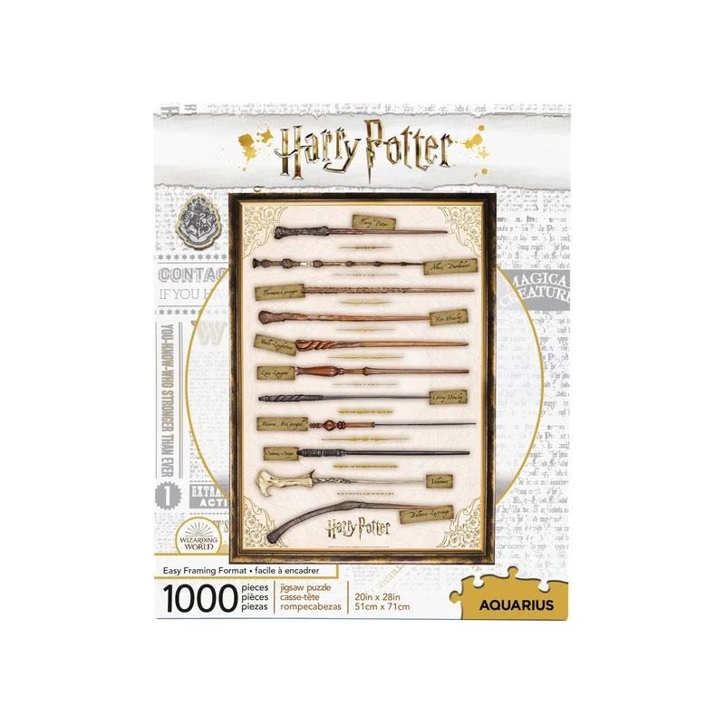 Puzzle Harry Potter Varitas Mágicas 1000 Piezas