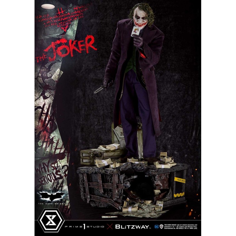 Estatua Joker El Caballero Oscuro The Dark Knight Bonus Version Escala 1:3 Prime 1 Studio