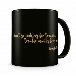 Taza Harry Potter I Don´t Go Looking For Trouble ...