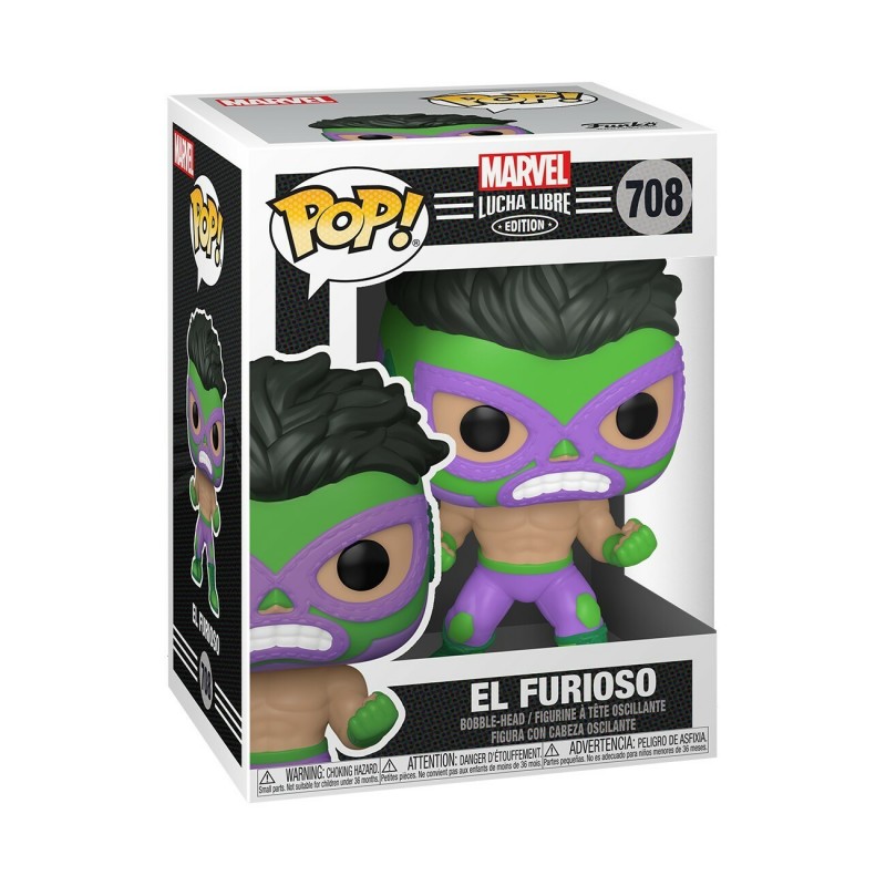Figura Hulk Lucha Libre Funko Pop Marvel