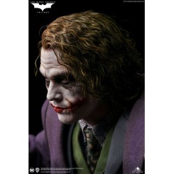 The Dark Knight Estatua 1/4 Heath Ledger Joker Artists Edition Queen Studios