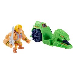He-Man y Ground Ripper Figuras Masters del Universo Eternia Minis Mattel