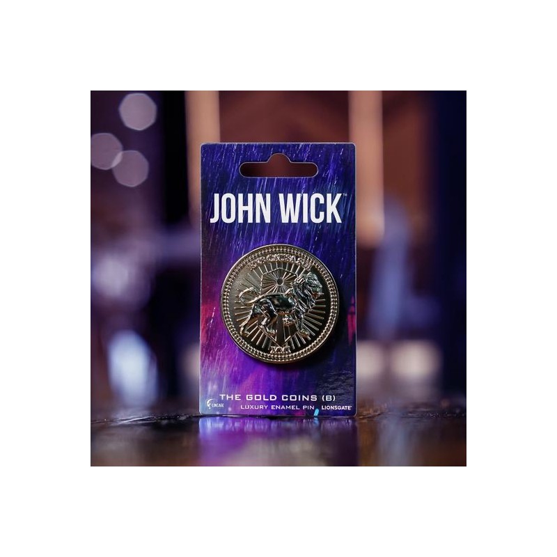 Pin John Wick Moneda De Oro Luxury Enamel (Versión B)