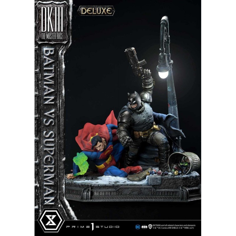 Estatua Batman vs Superman The Dark Knight Master Race Deluxe Bonus Version Escala 1:3 Prime1 Studio