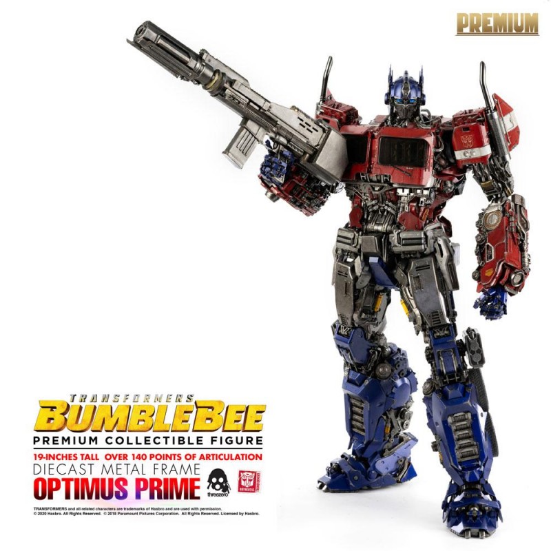 Figura Optimus Prime Premium Action Figure 48 Cmts. Bumblebee Movie ThreeZero
