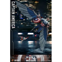 Figura Capitán America The Falcon and the Winter Soldier Hot Toys