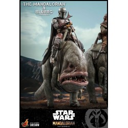Set Figuras Mando y Blurrg Star Wars The Mandalorian Escala 1/6 Hot Toys