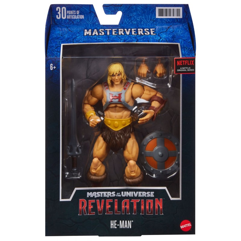 Deportista diccionario retirada Figura He-Man Classic Masters Of The Universe Revelation Masterverse