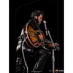 Estatua Elvis Presley 1968 Comeback Deluxe Art Escala 1:10 Iron Studios