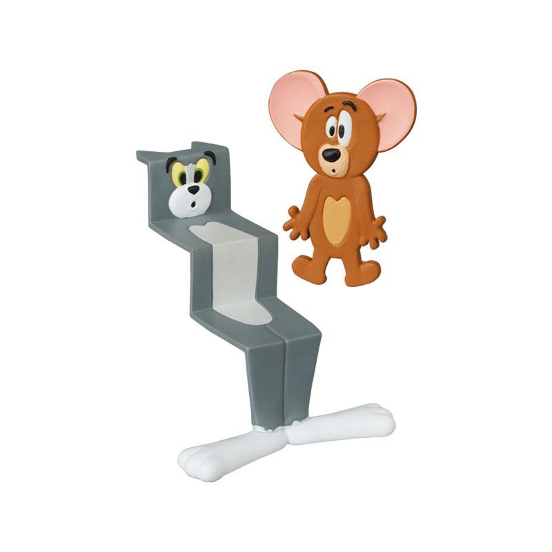 Pack 2 Mini Figuras Tom Y Jerry Aplastados UDF Medicom