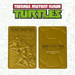 Lingote Tortugas Ninja First Comic Chapado Oro 24 Kilates