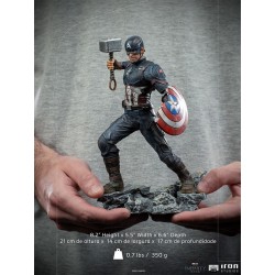 Estatua Capitán América Ultimate Escala 1:10 Avengers Infinity Saga Iron Studios