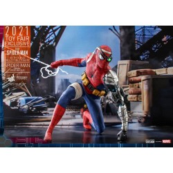 Figura Cyborg Spiderman Suit Videojuego Toy Fair Exclusive 2021 Hot Toys