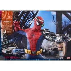 Figura Cyborg Spiderman Suit Videojuego Toy Fair Exclusive 2021 Hot Toys