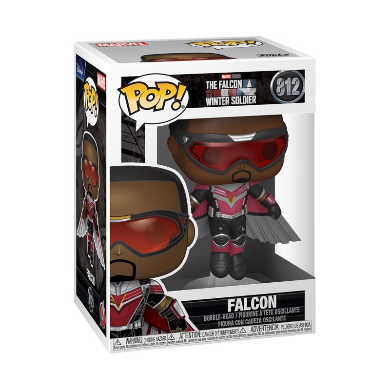 Figura Falcon Flying Pose The Falcon And The Winter Soldier Marvel Pop Funko 812