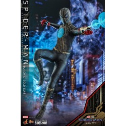 Figura Spiderman Black And Gold Suit No Way Home 1:6 Hot Toys