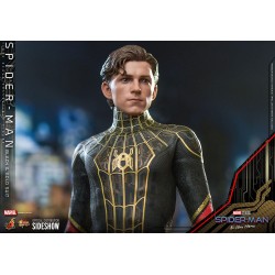 Figura Spiderman Black And Gold Suit No Way Home 1:6 Hot Toys