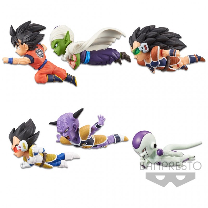 Set de 6 Figuras Dragon Ball Z The Historical Characters World Collectable Figure Banpresto
