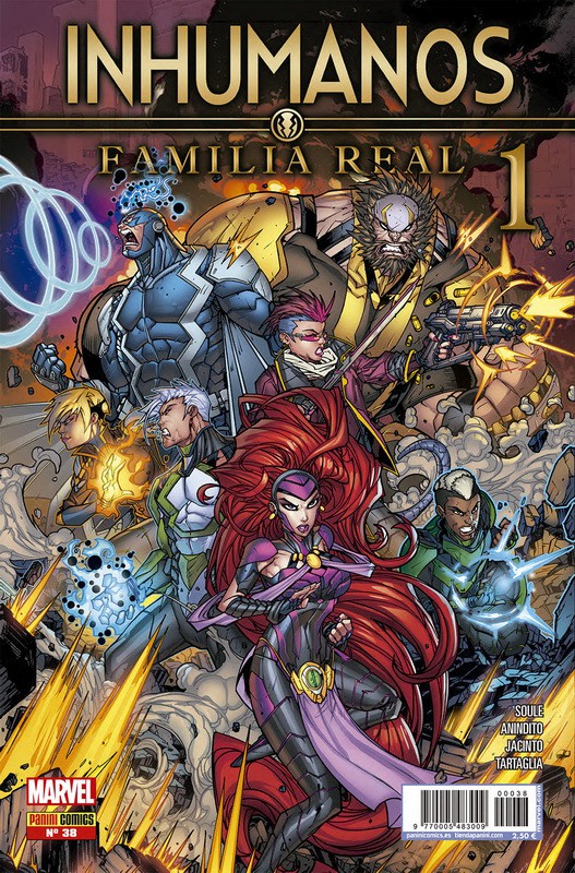Real Inhuman Entities Inhumanos. Familia Real 38 Marvel Comprar Panini Comics