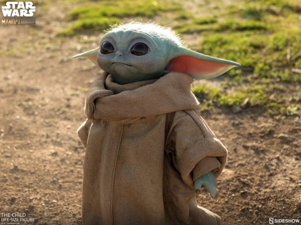 baby yoda the child star wars sideshow mandalorian figura