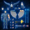 Pack 4 Figuras Silverhawks Ultimates Wave 2 Completa Super7