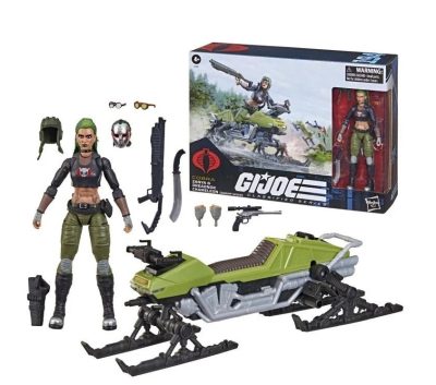 ZANYA & DREADNOK CHAMELEON (SWAMP SKIER) FIGURA 15 CM & VEHÍCULO G.I. JOE CLASSIFIED SERIES