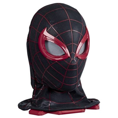 SPIDER-MAN MILES MORALES MASCARA ELECTRONICA REPLICA 1:1 SPIDER-MAN 2 MARVEL LEGENDS