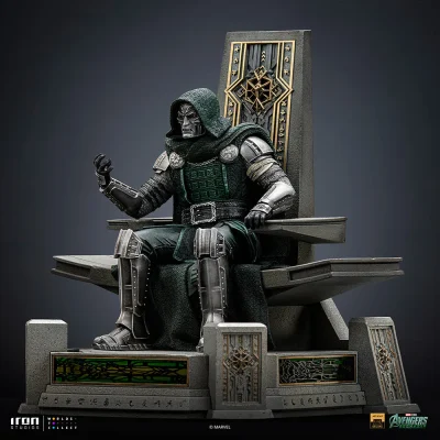 DOCTOR DOOM ON THRONE – AVENGERS: DOOMSDAY – DELUXE ART SCALE 1/10 – IRON STUDIOS