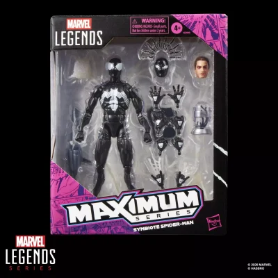SPIDER-MAN SYMBIOTE FIGURA 15 CM SECRET WARS MARVEL LEGENDS MAXIMUM SERIES