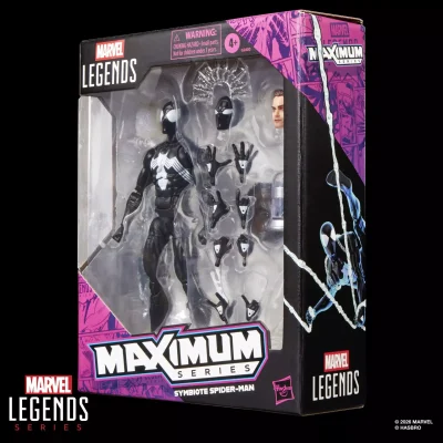 SPIDER-MAN SYMBIOTE FIGURA 15 CM SECRET WARS MARVEL LEGENDS MAXIMUM SERIES
