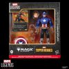 CAPTAIN AMERICA (AVENGERS TWILIGHT) FIGURA 15 CM MARVEL LEGENDS SERIES MAGIC THE GATHERING