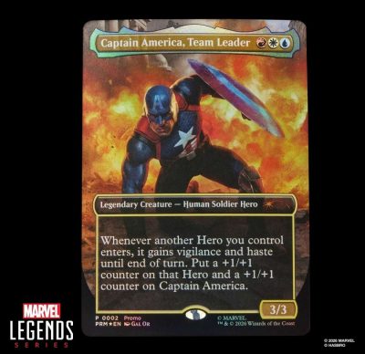 CAPTAIN AMERICA (AVENGERS TWILIGHT) FIGURA 15 CM MARVEL LEGENDS SERIES MAGIC THE GATHERING