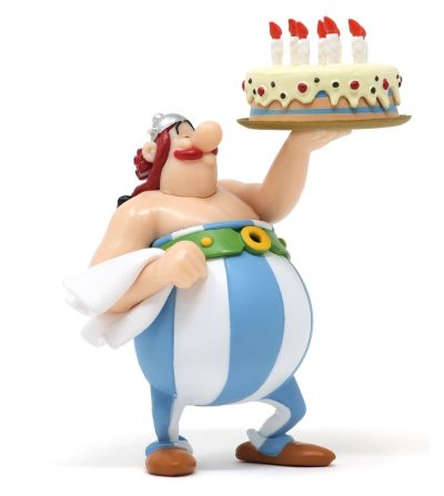 Astérix Figura PVC Obelix Feliz Cumpleaños 8,5 cm